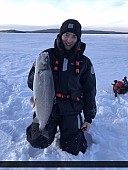 23.75" Whitefish caught on Lake of Bays