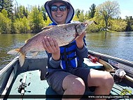 23" Whitefish caught on Winnipeg River