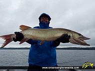 42" Muskie caught on Sand Point Lake