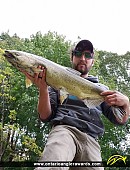 39" Chinook Salmon caught on Bronte Creek
