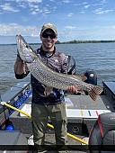 38.75" Northern Pike caught on Lake Nipissing