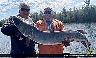 52.75" Muskie caught on Lake Manitou