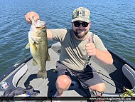 24.5" Smallmouth Bass caught on Collins Lake 
