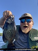 14.5" Black Crappie caught on Ahmic Lake