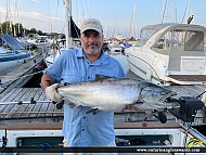 38" Chinook Salmon caught on Lake Ontario