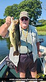 22" Largemouth Bass caught on Howes Lake