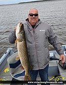 40" Northern Pike caught on Lake of the Woods