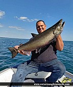 40" Chinook Salmon caught on Lake Ontario