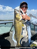 28" Walleye caught on Lake of the Woods