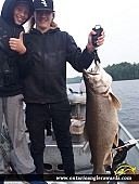 34" Lake Trout caught on Lake Lauzon 