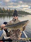 27" Walleye caught on Lake of the Woods