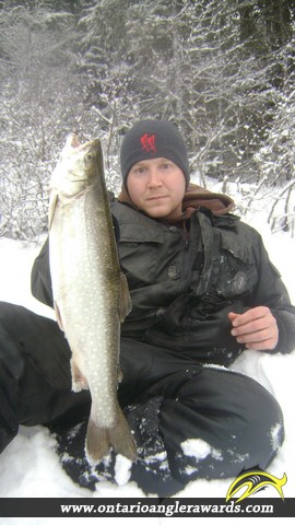 20.00" Splake caught on Crystal Lake