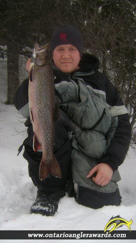 20.00" Splake caught on Crystal Lake