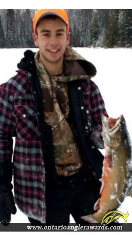 26" Splake caught on Laurie Lake