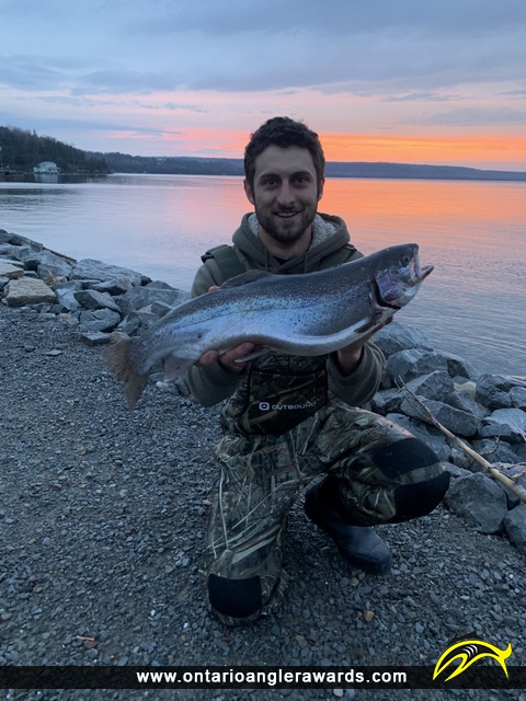 26" Rainbow Trout caught on Lake Kagawong