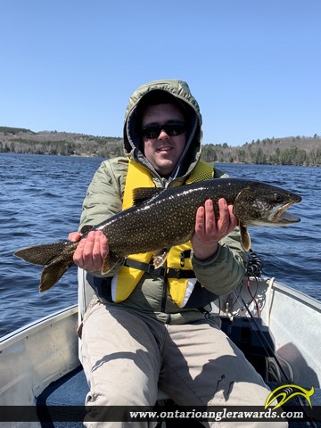 27" Lake Trout caught on Lake of Bays