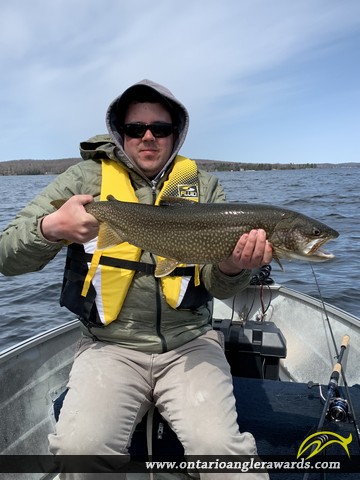27" Lake Trout caught on Lake Bernard