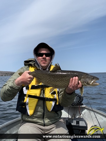 27" Lake Trout caught on Lake Bernard