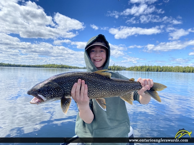 27.25" Lake Trout caught on Big Vermilion Lake