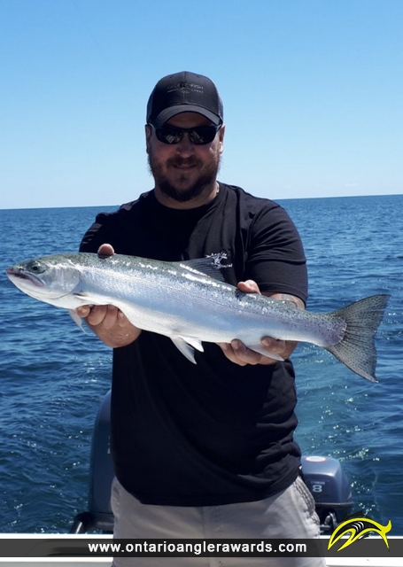 26" Rainbow Trout caught on Lake Erie