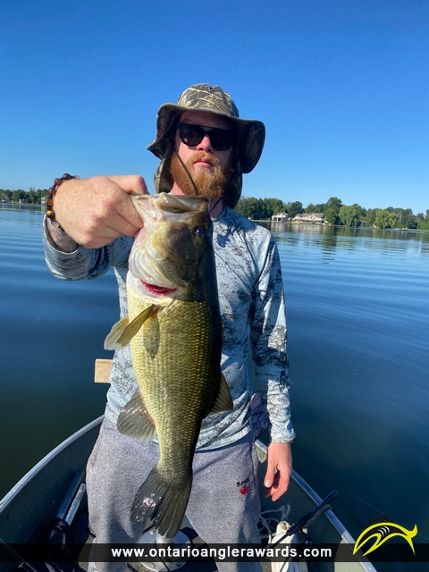 19" Largemouth Bass caught on Upper Chemong Lake