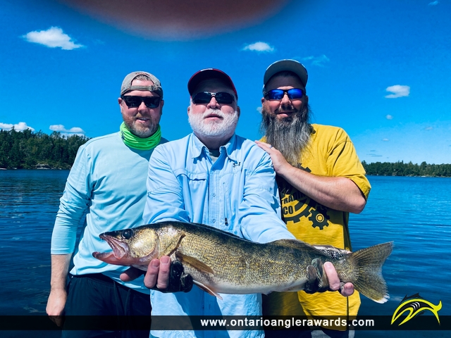 27" Walleye caught on Lake of the Woods