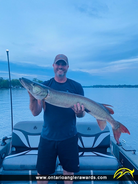 44" Muskie caught on Sturgeon Lake