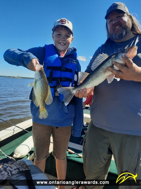 12.75" Black Crappie caught on Lake of the Woods