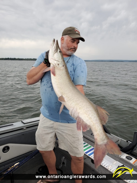 44" Muskie caught on Lake Nipissing