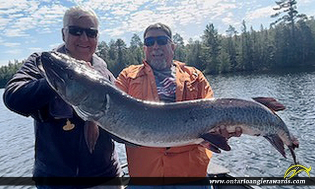 52.75" Muskie caught on Lake Manitou