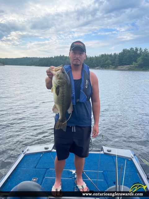 20.75" Largemouth Bass caught on La Cloche Lake