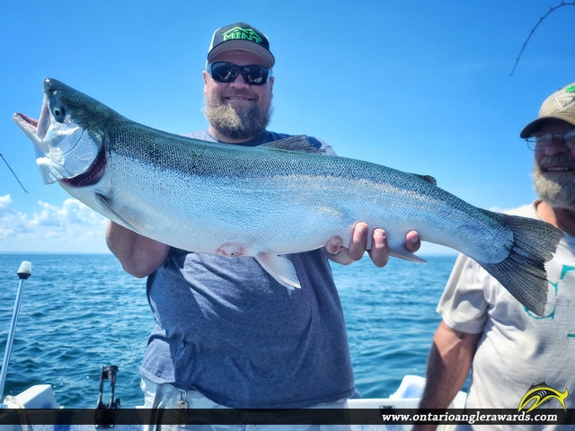 28" Rainbow Trout caught on Lake Ontario