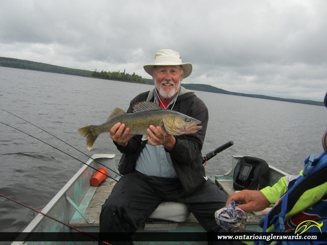 26.25" Walleye caught on Wenasaga Lake