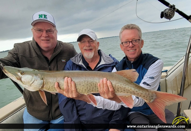 37" Muskie caught on Lake St. Clair