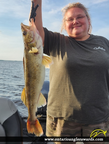 27" Walleye caught on Lake of the Woods
