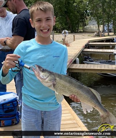 25.5" Walleye caught on Lake of the Woods