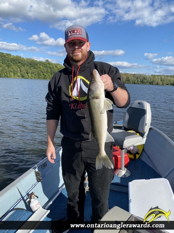 25" Walleye caught on Three Mile Lake