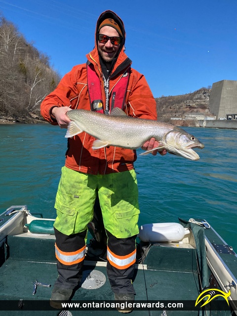 35" Lake Trout caught on Niagara River