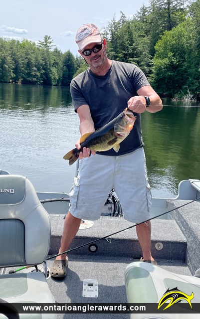 18.75" Largemouth Bass caught on Lorimer Lake
