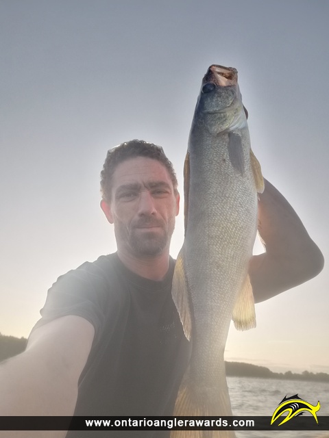 28.5" Walleye caught on Muscrat Lake