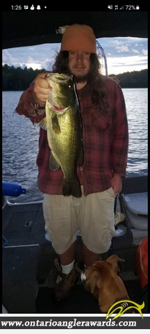 23" Largemouth Bass caught on Iroquois Bay