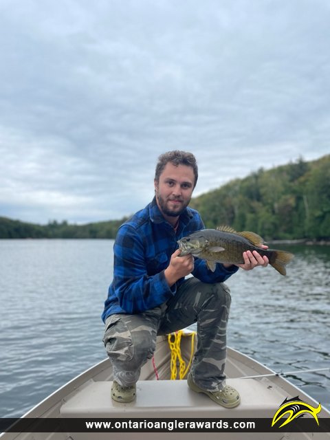 18" Smallmouth Bass caught on Long Lake