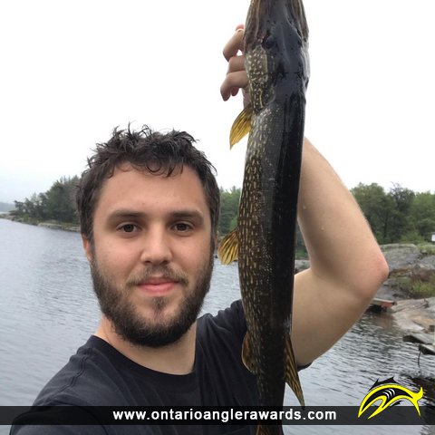 30" Northern Pike caught on Georgian Bay  