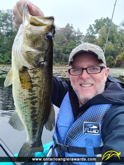 18.25" Largemouth Bass caught on Pinehurst Lake