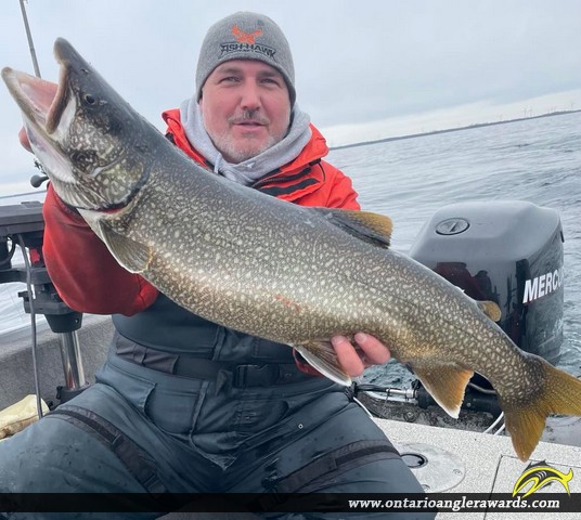 33" Lake Trout caught on Lake Ontario