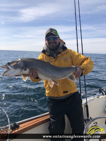37" Lake Trout caught on Lake Ontario