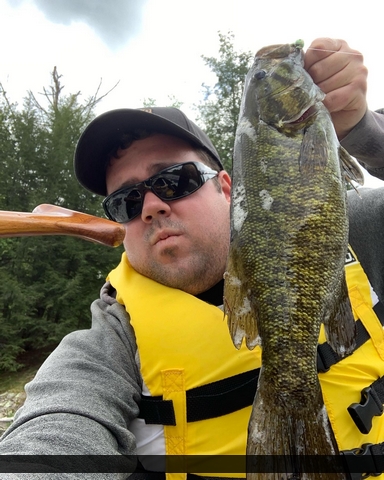 17" Smallmouth Bass caught on South River