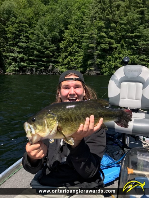 20.5" Largemouth Bass caught on Big Hawk Lake
