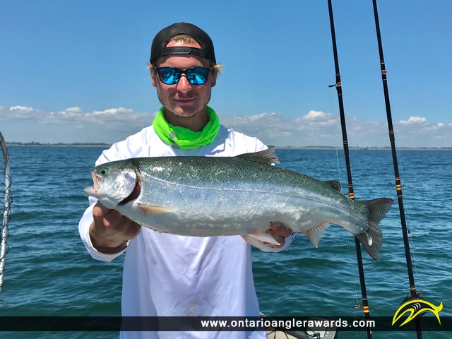 26" Rainbow Trout caught on Lake Erie