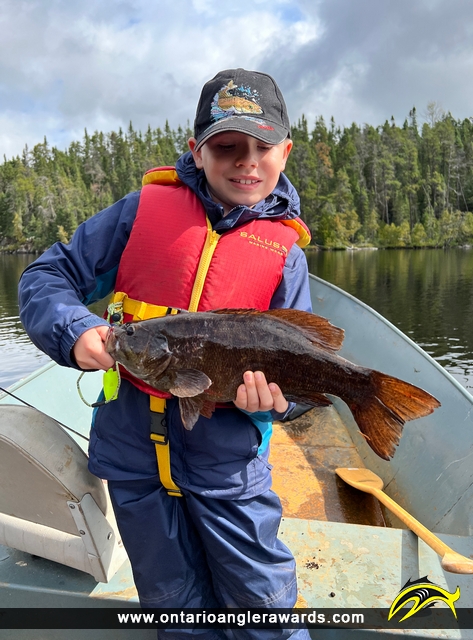 17.5" Smallmouth Bass caught on Bloom Lake 